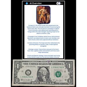 Fancy Serial Number Anniversary Federal Reserve Bank Note 7year War March 3 1762